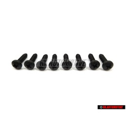 8x Genuine VW Oval head Panel Screw 4.2X16 - N 0139649