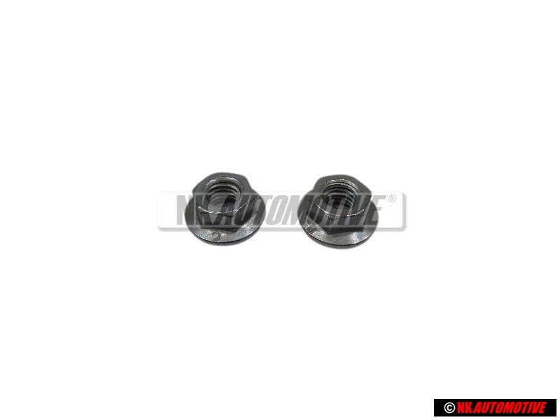 2x Genuine VW Hexagon Collar Nut M5 - N 10017304