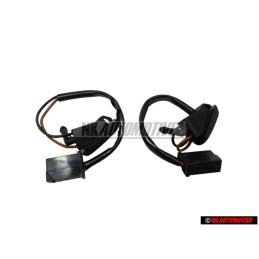 2x Genuine VW Front Windshield Windscreen Spray Jet Nozzle Heated - 191955986A