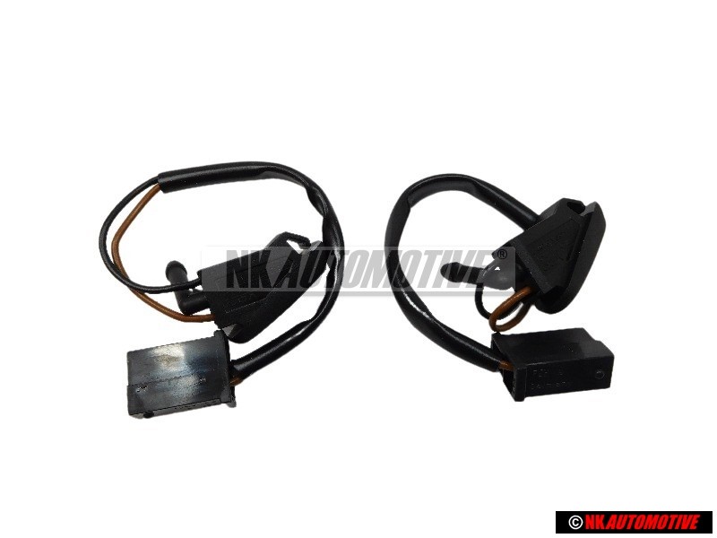 2x Genuine VW Front Windshield Windscreen Spray Jet Nozzle Heated - 191955986A