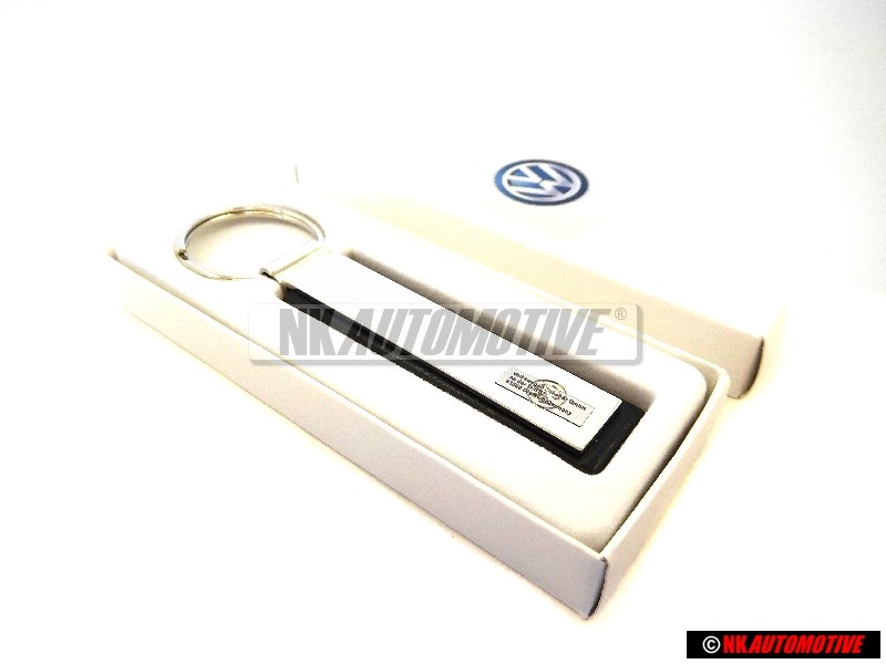 Genuine VW Key Fob Silver Black - 000087010G YPN