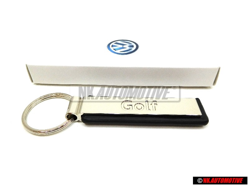 Genuine VW Key Fob Silver Black - 000087010RYPN