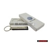 Genuine VW Key Fob Silver Black - 000087010RYPN