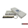 Genuine VW Key Fob Silver Black - 000087010RYPN