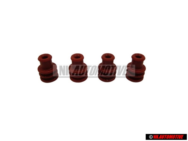 4x Genuine VW Single Wiring Seal - 357972741A