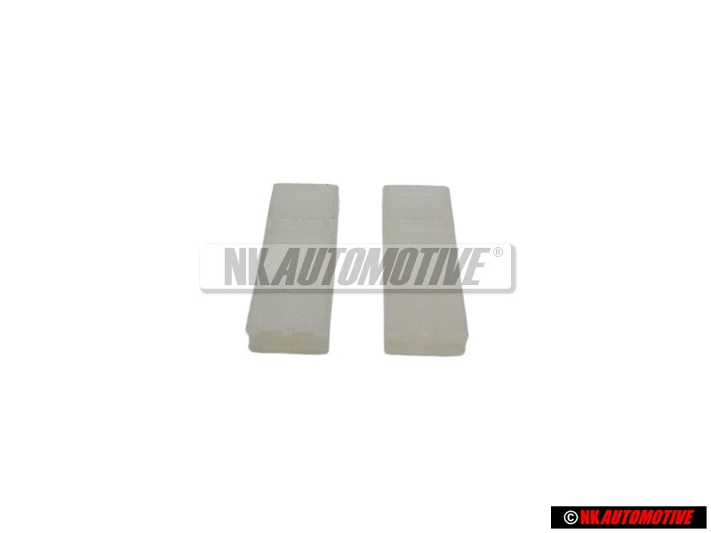2x Genuine VW Flat Contact Housing - 111971921B
