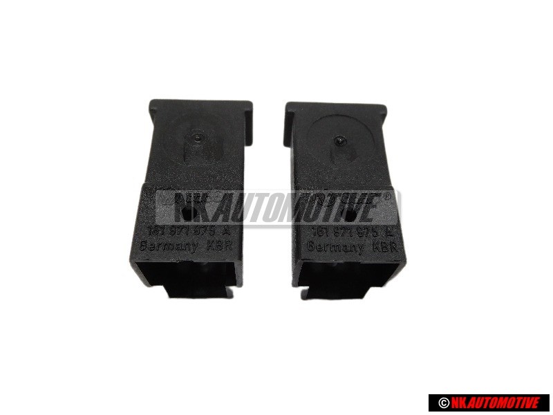 2x Genuine VW Flat Connector Housing 3 Pin - 161971975