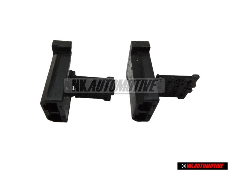 2x Genuine VW Flat Contact Housing - 443906231