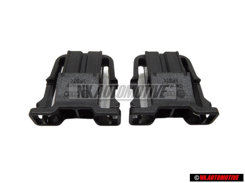 2x Genuine VW Flat Contact Housing - 1J0972923, 1J0972702