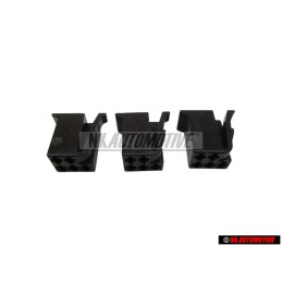 3x Genuine VW Flat Contact Housing - 357959869