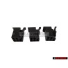 3x Genuine VW Flat Contact Housing - 357959869