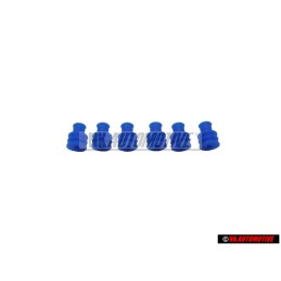 6x Genuine VW Single Wiring Seal - 357972741
