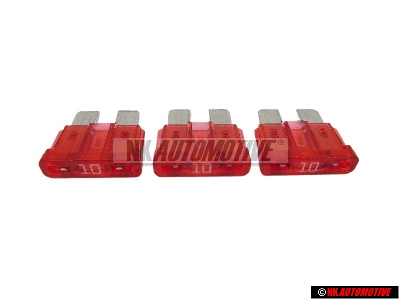 3x Genuine VW Flat Fuse 19/2X5 - N 01713111