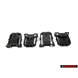 4x Genuine VW Flat Contact Housing - 1J0972923, 1J0972702