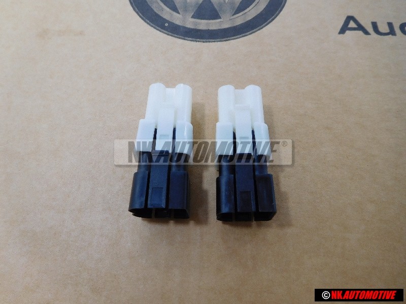 2x Genuine VW Round Connector Housing 5 Pin - 533972524