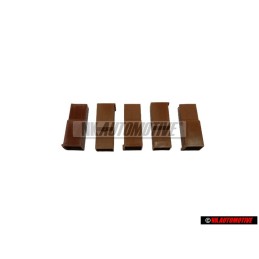 5x Genuine VW Flat Connector Housing - 431971995