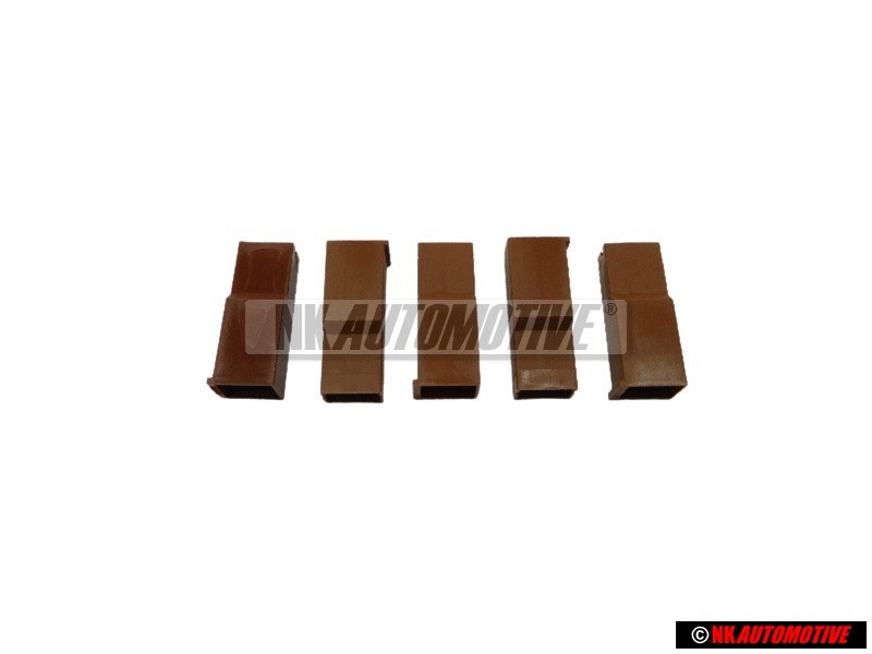 5x Genuine VW Flat Connector Housing - 431971995