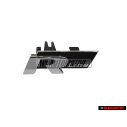 Genuine VW R LINE Front Grill Badge Chrome Black - 3AA853948 FXC