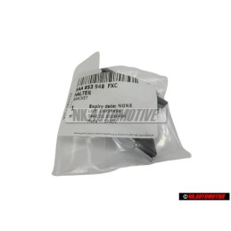 Genuine VW R LINE Front Grill Badge Chrome Black - 3AA853948 FXC