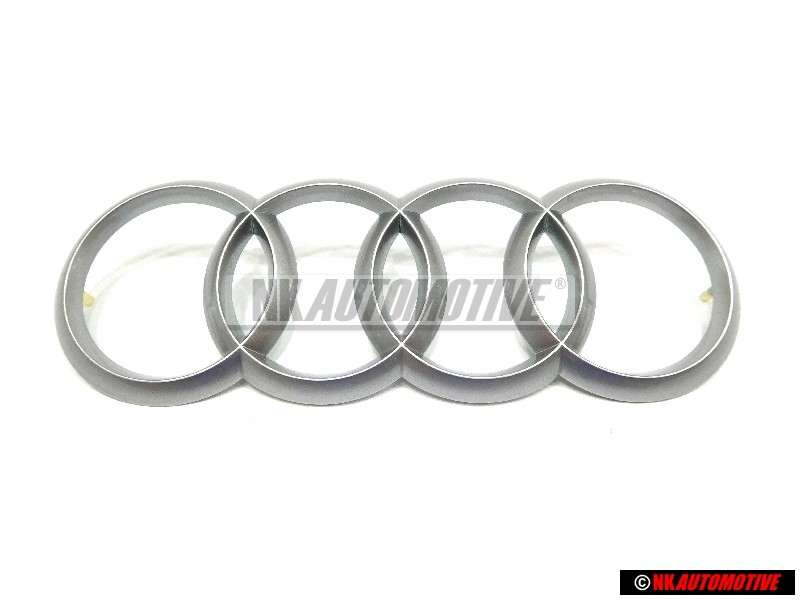 Genuine Audi Rings Engine Cover Badge Emblem Silver - 022103940C