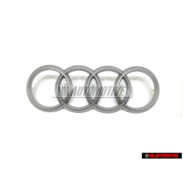 Genuine Audi Rings Engine Cover Badge Emblem Silver - 022103940C