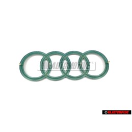 Genuine Audi Rings Engine Cover Badge Emblem Silver - 022103940C
