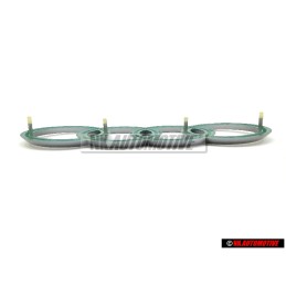 Genuine Audi Rings Engine Cover Badge Emblem Silver - 4H0103940A