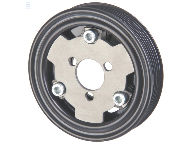 Genuine VW Poly V-Belt Pulley - 037121030A