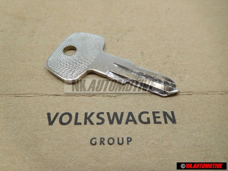 Genuine VW Blank Key For The Fuel Filler Neck - 111837219A S99