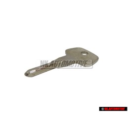 Genuine VW Blank Key For The Fuel Filler Neck - 111837219A S99
