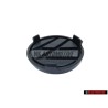 Genuine VW Cover Cap For Steering Wheel Satin Black - 255419685 01C