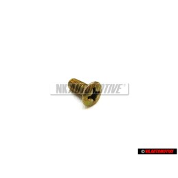 Genuine VW Oval Head Countersunk Bolt - N 0330401