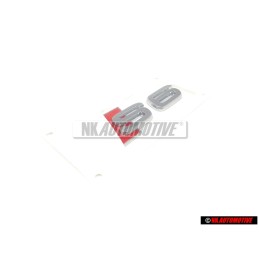 Genuine Audi S6 Rear Badge Emblem Chrome Red - 4B0853735 2ZZ