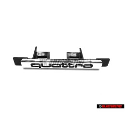 Genuine Audi QUATTRO Front Grill Badge Emblem Chrome - 4B0853736A 2ZZ