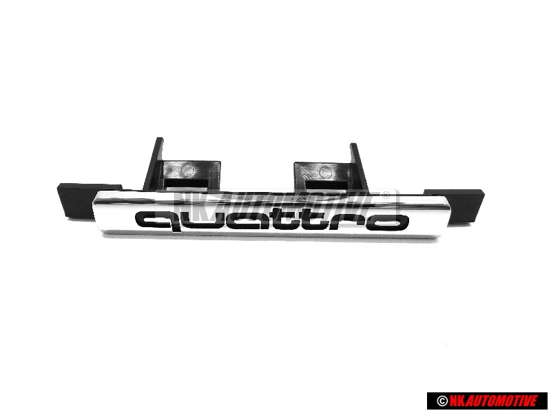 Genuine Audi QUATTRO Front Grill Badge Emblem Chrome - 4B0853736A 2ZZ