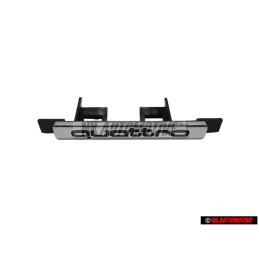 Genuine Audi QUATTRO Front Grill Badge Emblem Chrome - 4B0853736A 2ZZ