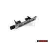 Genuine Audi QUATTRO Front Grill Badge Emblem Chrome - 4B0853736A 2ZZ