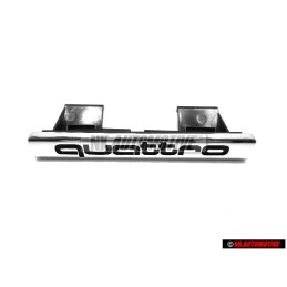 Genuine Audi QUATTRO Front Grill Badge Emblem Chrome - 4B3853736A 2ZZ