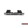 Genuine Audi QUATTRO Front Grill Badge Emblem Chrome - 4B3853736A 2ZZ