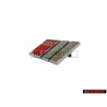 Genuine Audi S8 Front Grill Badge Emblem Chrome Red - 4D0853736A 2ZZ