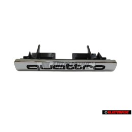 Genuine Audi QUATTRO Front Grill Badge Emblem Chrome - 4D0853736E 2ZZ