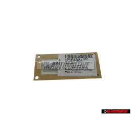 Genuine Audi 4.2 Rear Boot Badge Emblem Chrome - 4E0853743L 2ZZ