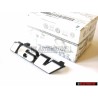 Genuine VW 16V Front Grill Badge Emblem Silver - 535853679C GX2