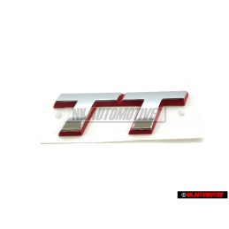Genuine Audi TT Rear Boot Badge Emblem Chrome Red - 8N0853743C 2ZZ