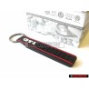 Genuine VW GTI Honeycomb Red KeyTag Keychain Keyring Keyfob - 1KM087013A 6J1