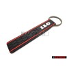 Genuine VW GTI Honeycomb Red KeyTag Keychain Keyring Keyfob - 1KM087013A 6J1
