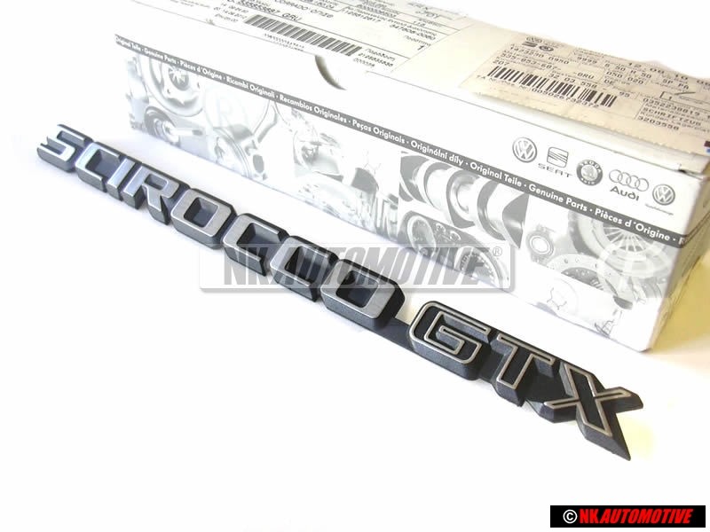 Genuine VW SCIROCCO GTX Rear Boot Badge - 533853687S GX2