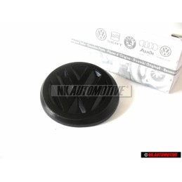Genuine VW Rear Boot Boot Badge Emblem Black 50mm - 191853601B MY8