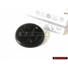 Genuine VW Rear Boot Boot Badge Emblem Black 50mm - 191853601B MY8