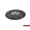 Genuine VW Hub Cap Satin Black High Chrome - 7H0601151B RVB